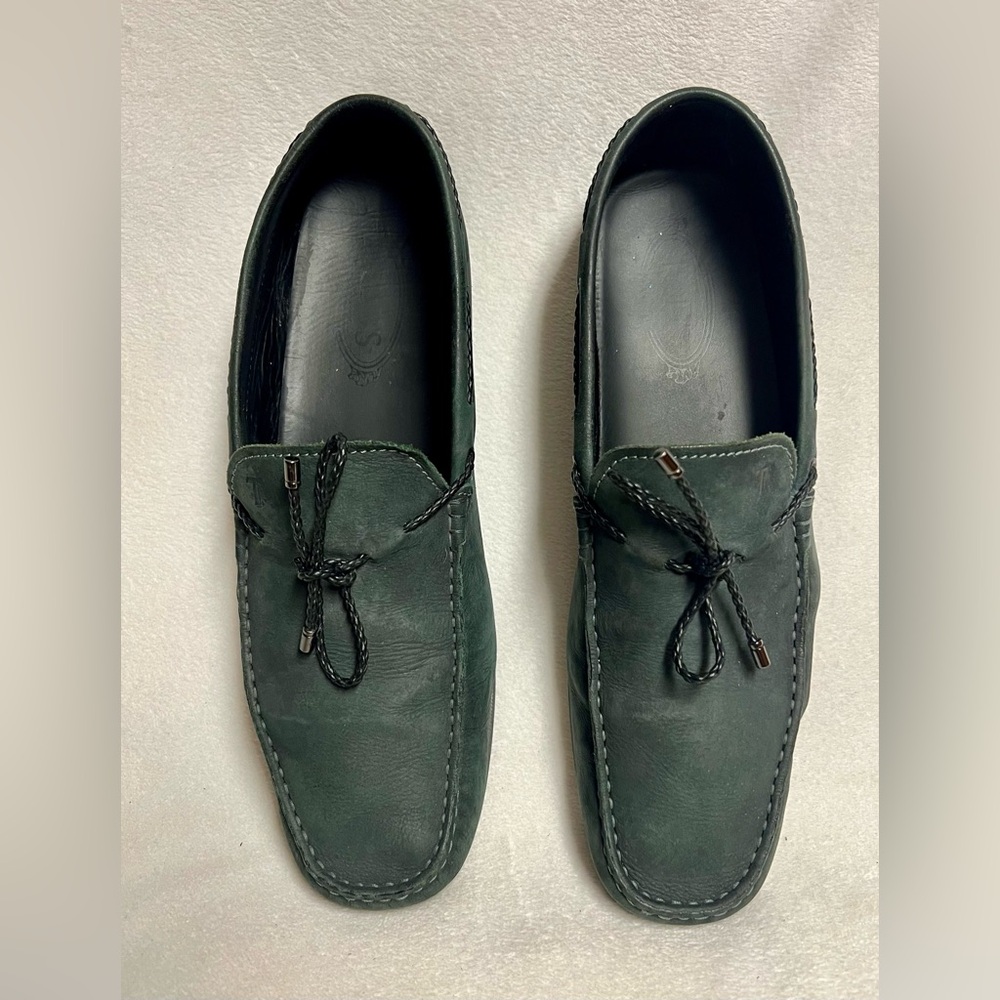 Tod's Green Gommino Slip -On Loafers